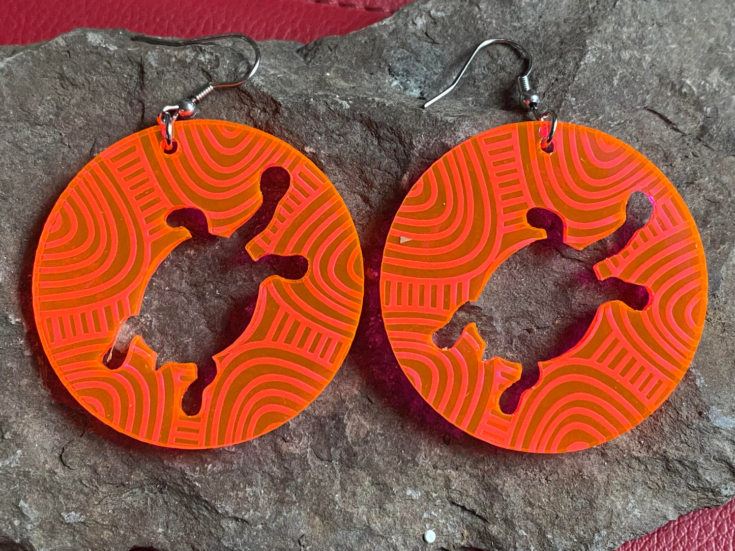 Long Neck Turtle Earrings