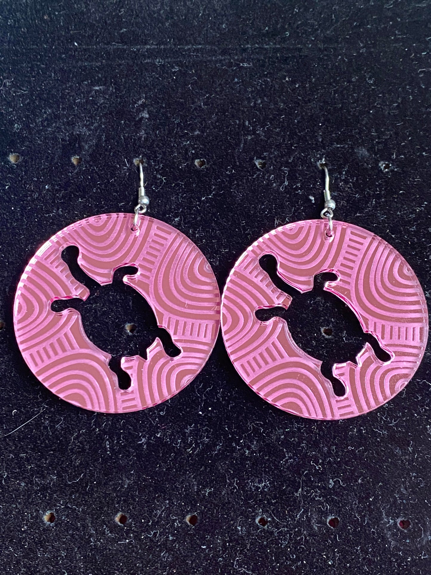 Long Neck Turtle Earrings