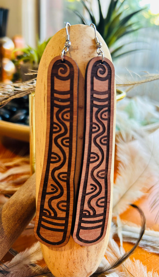 Didgeridoo Earrings