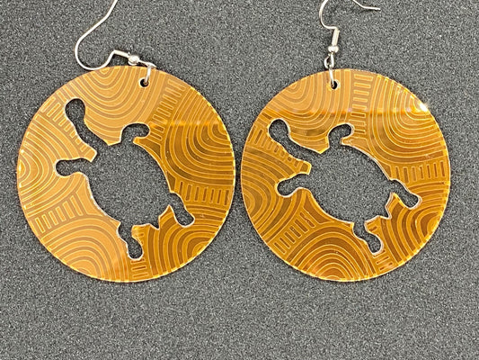 Yorta Yorta Long Neck Turtle Earrings