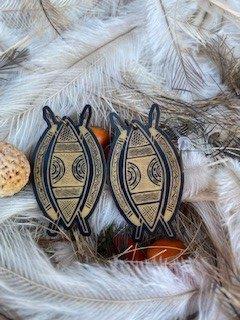 Shield Provide and Protect Earrings