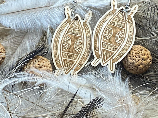 Shield Provide and Protect Earrings