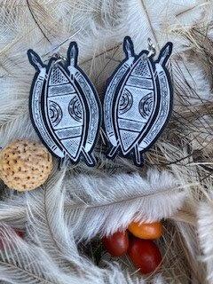 Shield Provide and Protect Earrings